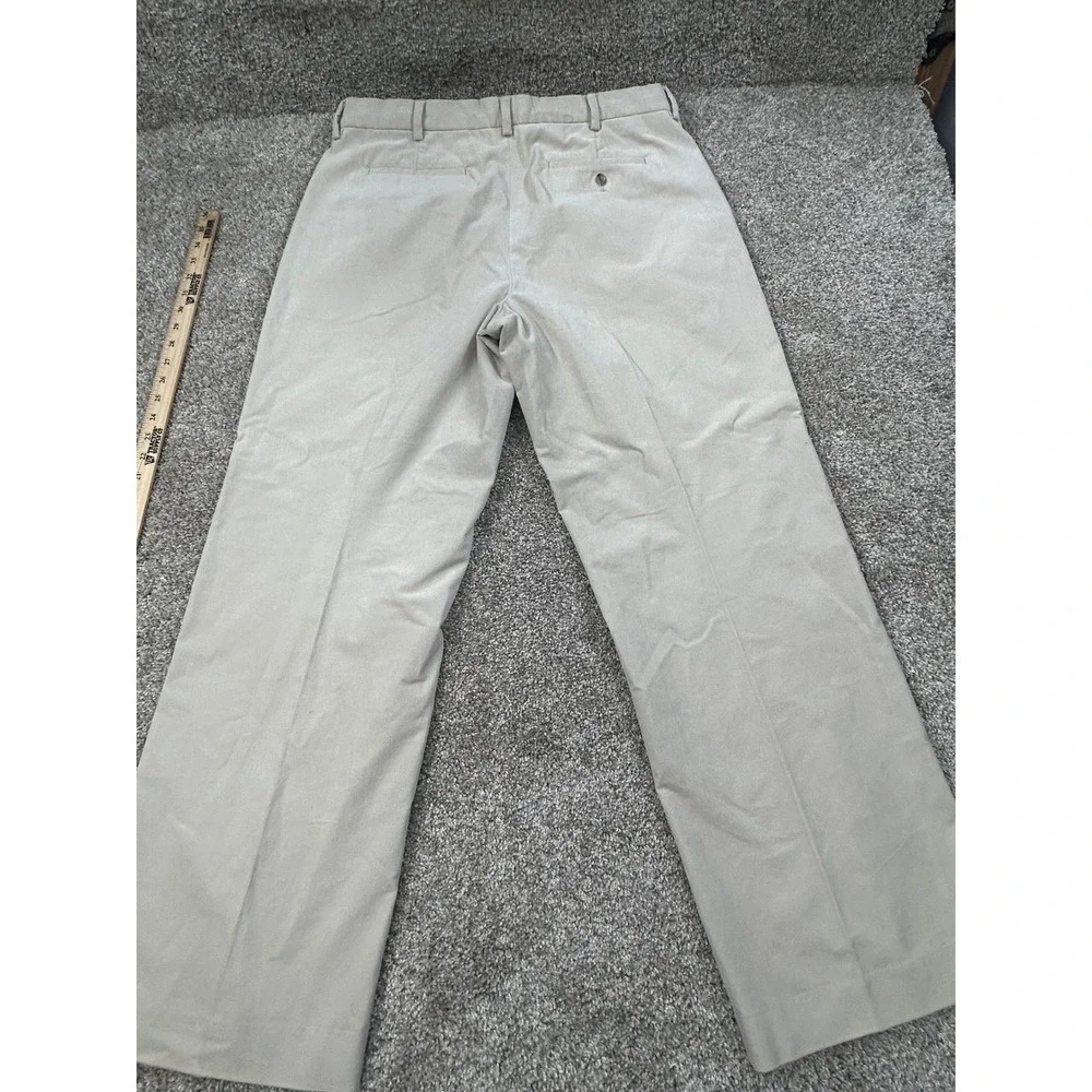 Banana Republic Stretch Corduroy Pants Mens 38x32 Tan Straight Leg Casual #0790